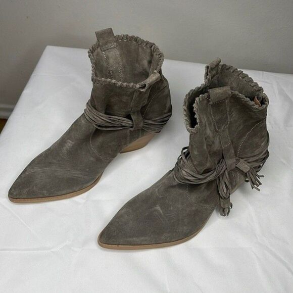 Ron White Womens Size 37 Brailee Western Ankle Boots - Picture 5 of 9